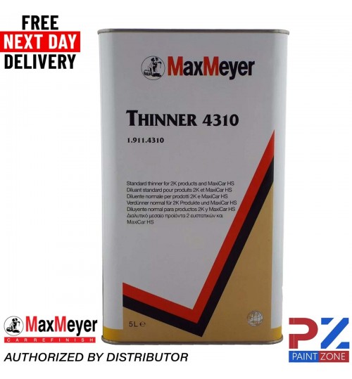 Max Meyer 2K Universal Thinners 4310 Paint/Basecoat/Lacquers Thinner - 5ltr